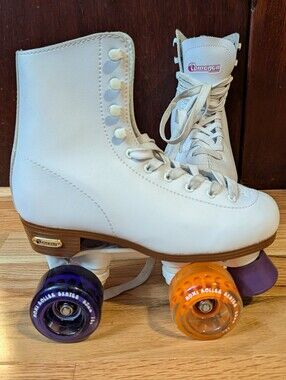 Chicago Classic Roller Skates Size 6 EU 37 Upgraded Outdoor Moxi Gummy Wheels